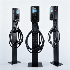 FLYING AC EV Charger-FLY Post-Mounted Installation